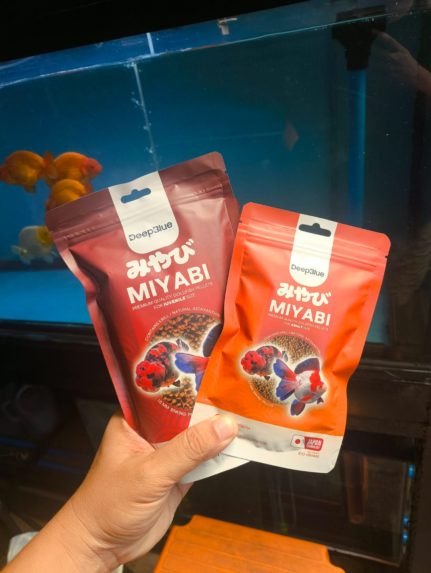 MIYABI Goldfish Pellets Premium Quality for Fast Growth and Enchance Coloration