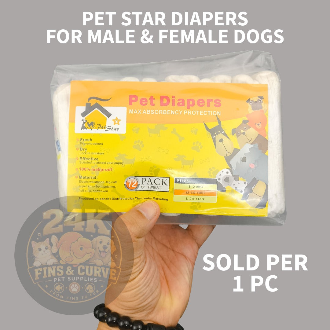 Pet Star Disposable Dog Diaper Male Belly Wrap & Female Diaper