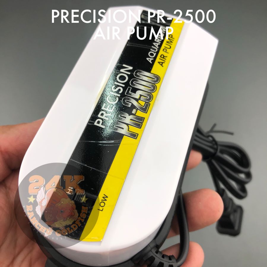 Precision PR-2500 Aquarium Air Pump Single Outlet 2 Speed Control 3 Watts Heavy Duty Original