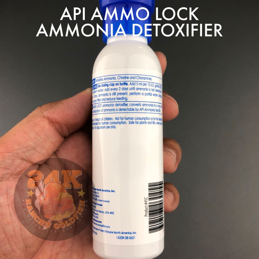 API Ammo Lock Ammonia Detoxifier for Fresh and Saltwater Aquariums Original 118ml/237ml