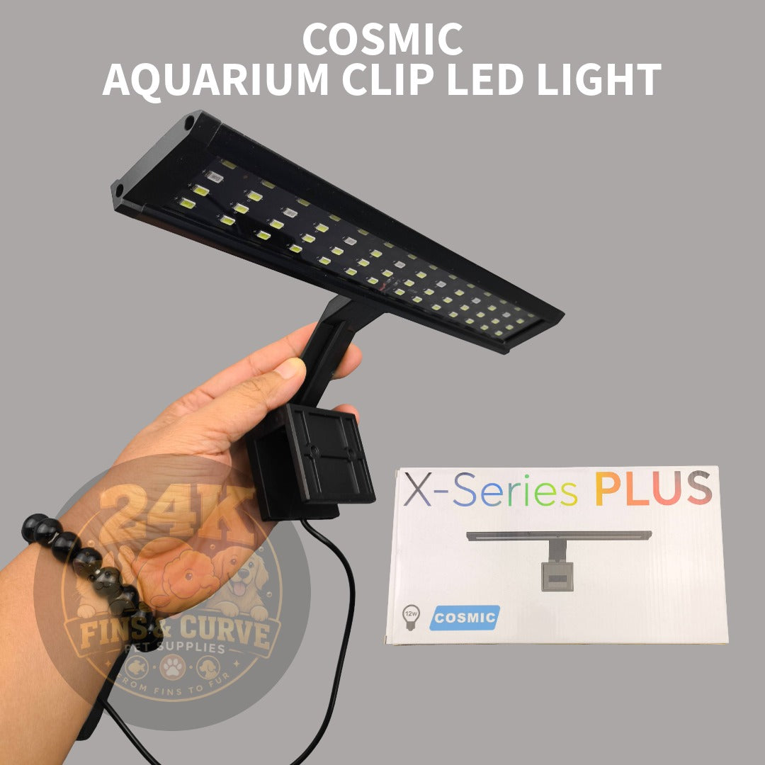 Cosmic Aquarium Clip LED Light for Fish Tank Planted Aquarium Nano Tank Adjustable Lamp 3W-15W