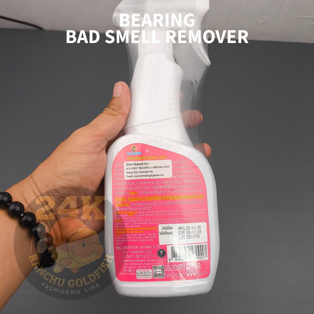 BEARING Bad Smell Remover Spray 600ml Pet Odor Eliminator Dog & Cat Deodorizer Urine Smell Remover Home & Pet Area Cleaner