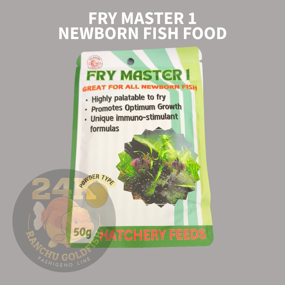 FRY MASTER 1 Newborn Fish Food 50g Powder Feed for Fry Goldfish Betta Guppy Starter Diet