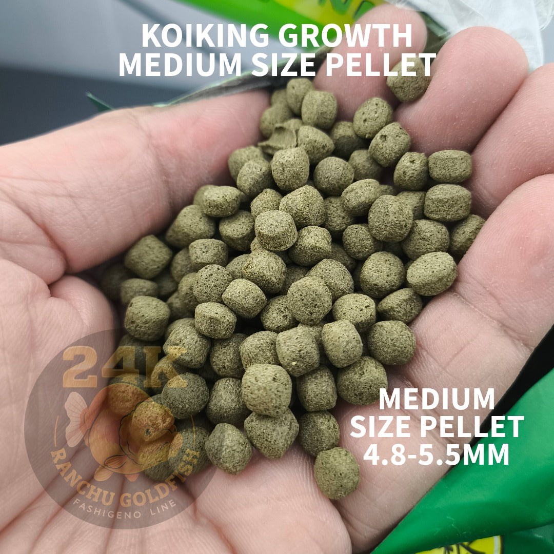 Koiking Growth Koi Feed Floating MEDIUM Size Pellet Original