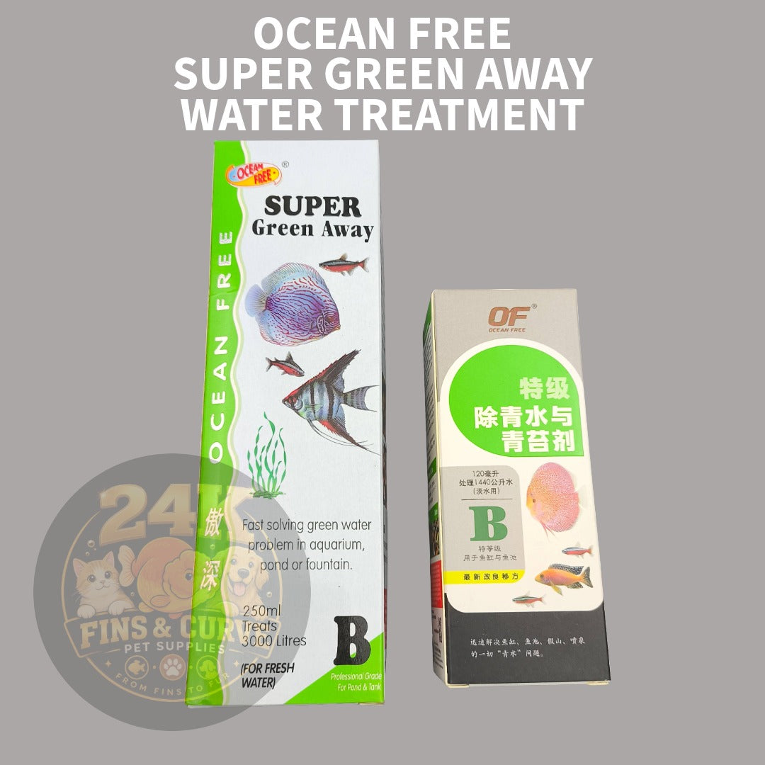 Ocean Free Super Green Away Anti Green Water Conditioner Aquarium Pond Water Care