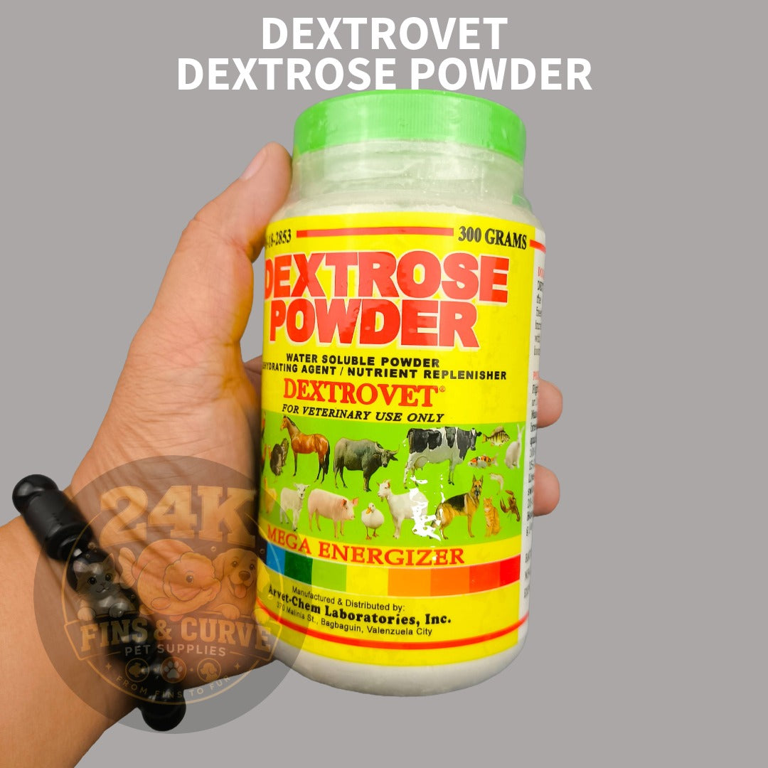 DEXTROVET Dextrose Powder Water Soluble Supplement for Ornamental Fish 100g 300g
