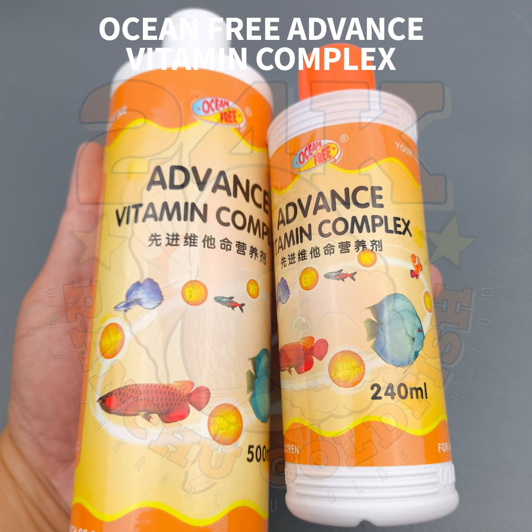 Ocean Free Advance Vitamin Complex For Ornamental Fish Goldfish Arowana Discus etc