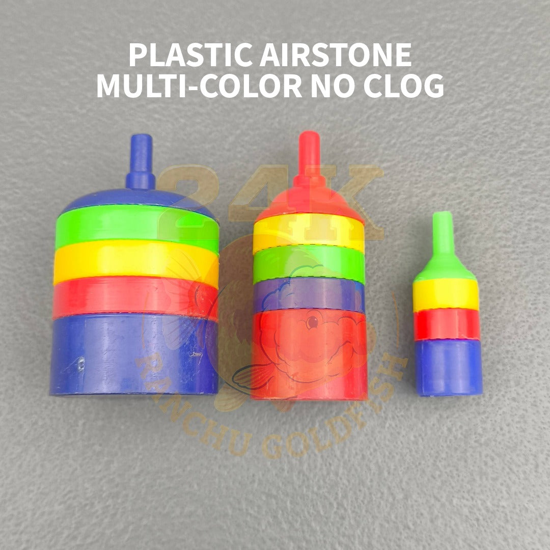 Plastic Air Stone Multi-colored No Clog for Aquarium and Ponds Heavy Duty