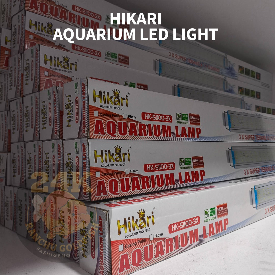 Hikari Aquarium Overhead LED Light 3-Modes Energy Saving LED Lighting for Fish Tank & Aquascape