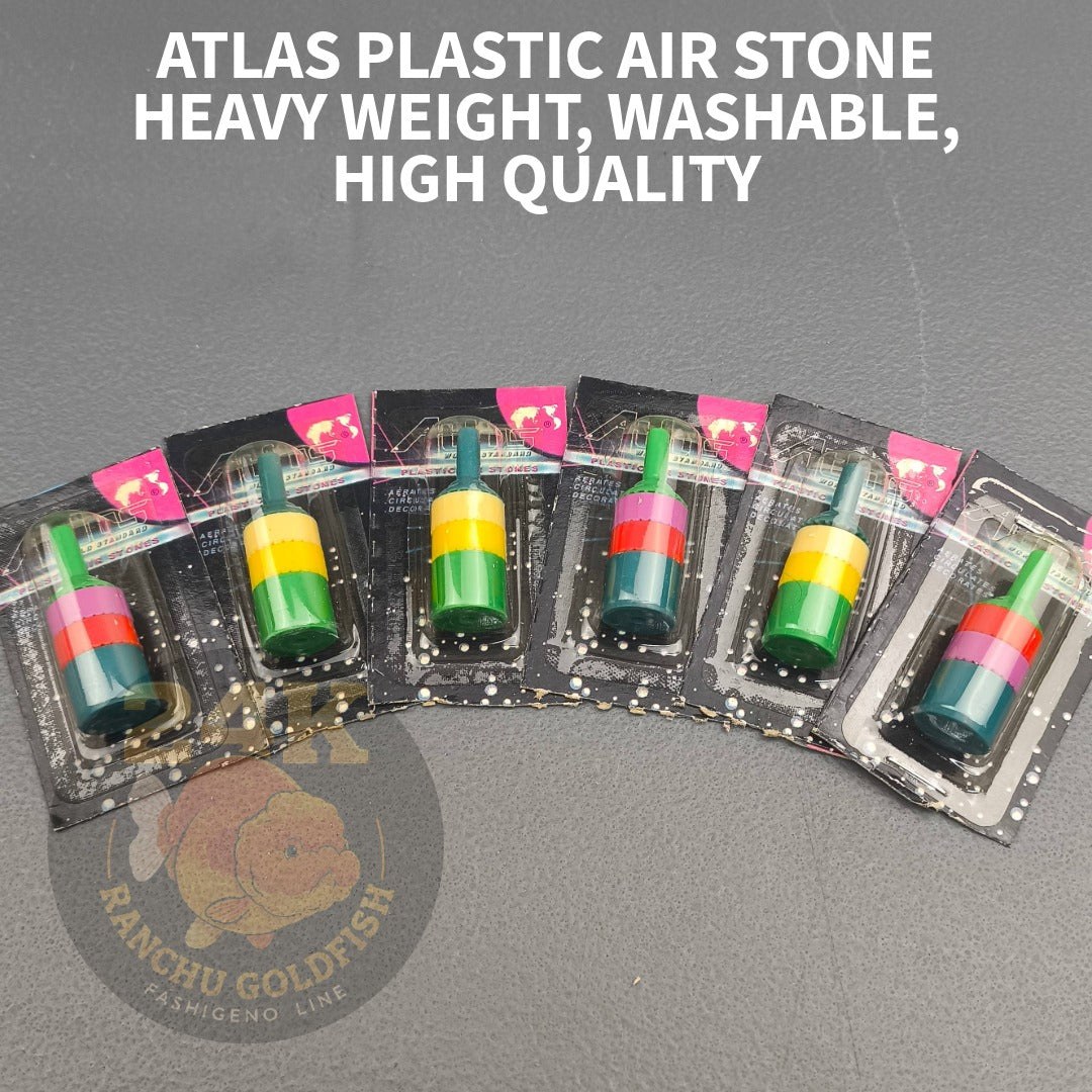 ATLAS Plastic Air Stone Heavy Weight Washable Air Diffuser for Aquarium & Fish Tank