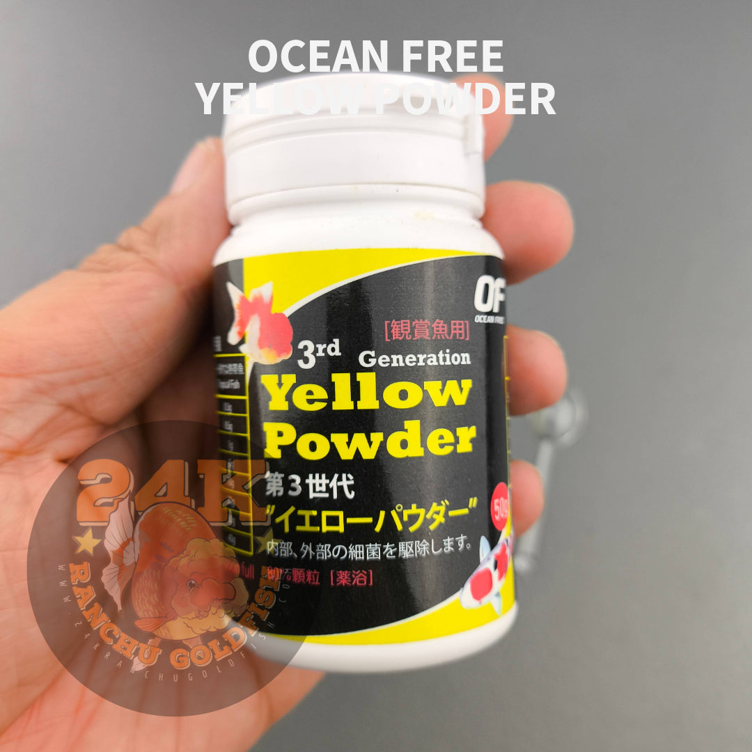 Ocean Free Yellow Powder 3rd Generation Treatment for Fish Internal and External Bacteria
