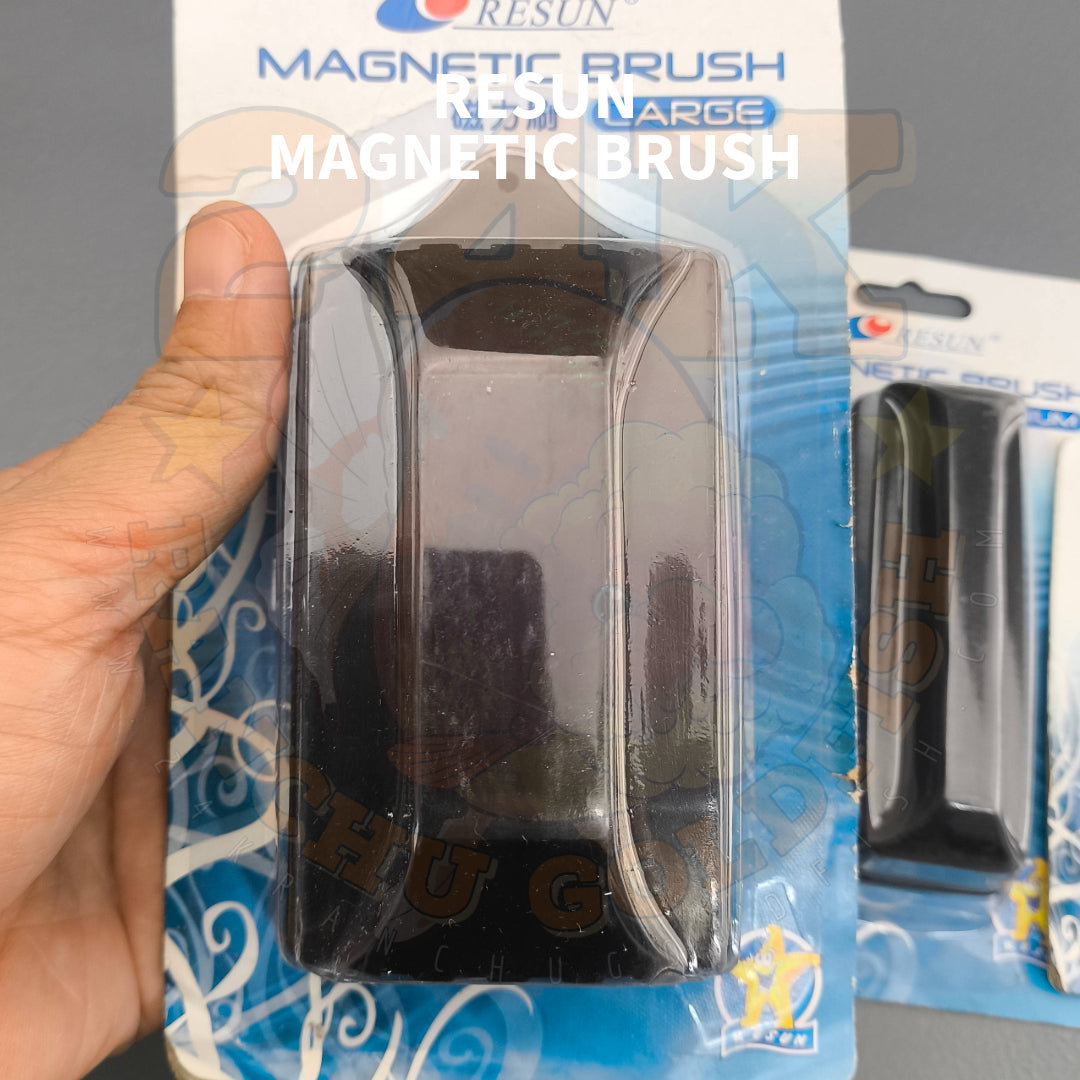 Resun Magnetic Brush Aquarium Glass Cleaner Heavy Duty