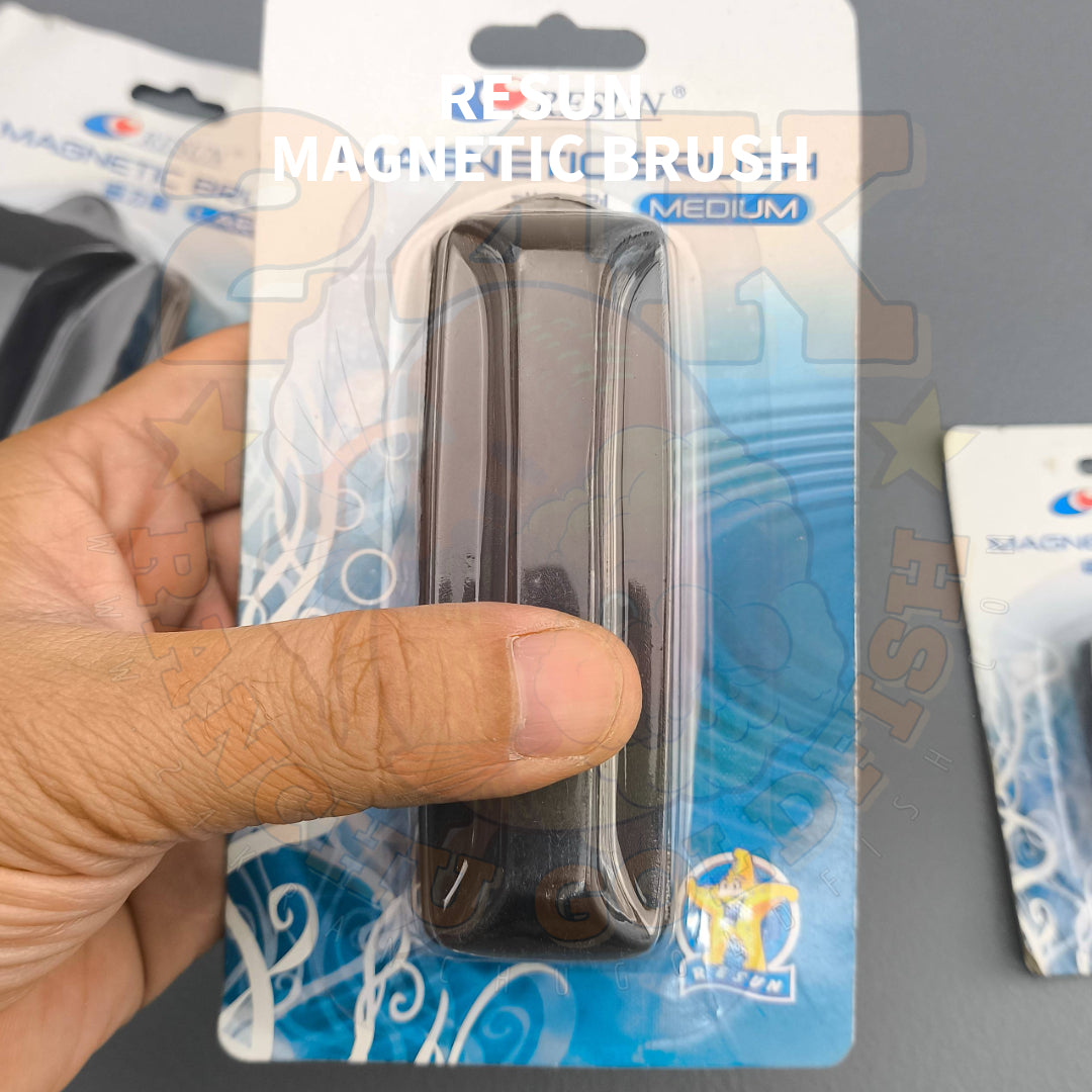 Resun Magnetic Brush Aquarium Glass Cleaner Heavy Duty