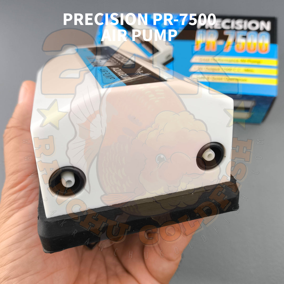 Precision PR-7500 Aquarium Air Pump Dual Outlet 2 Speed Control 4 Watts Heavy Duty Original