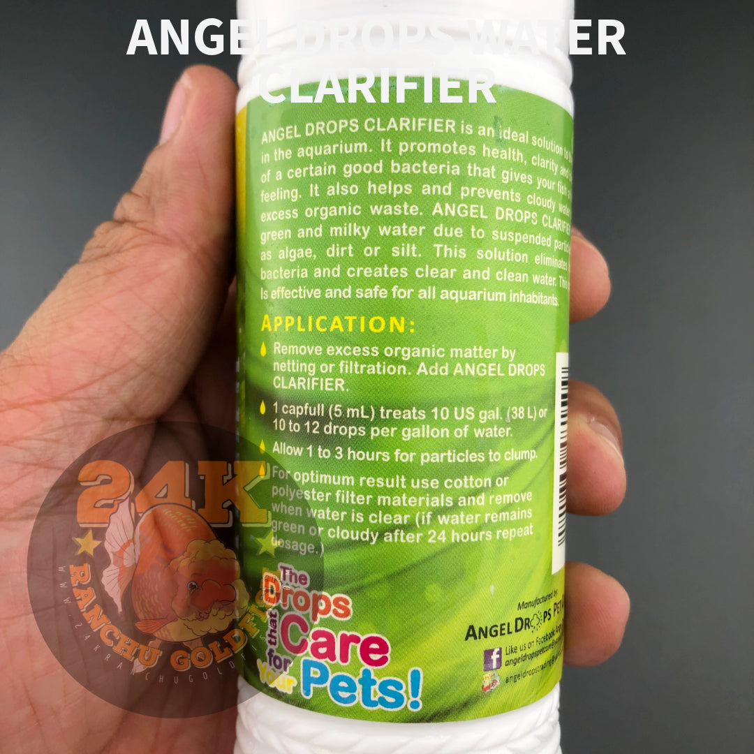 Angel Drops Water Clarifier 125 ml 265 ml Anti-Cloudy Water for Aquarium and Fish Pond Original