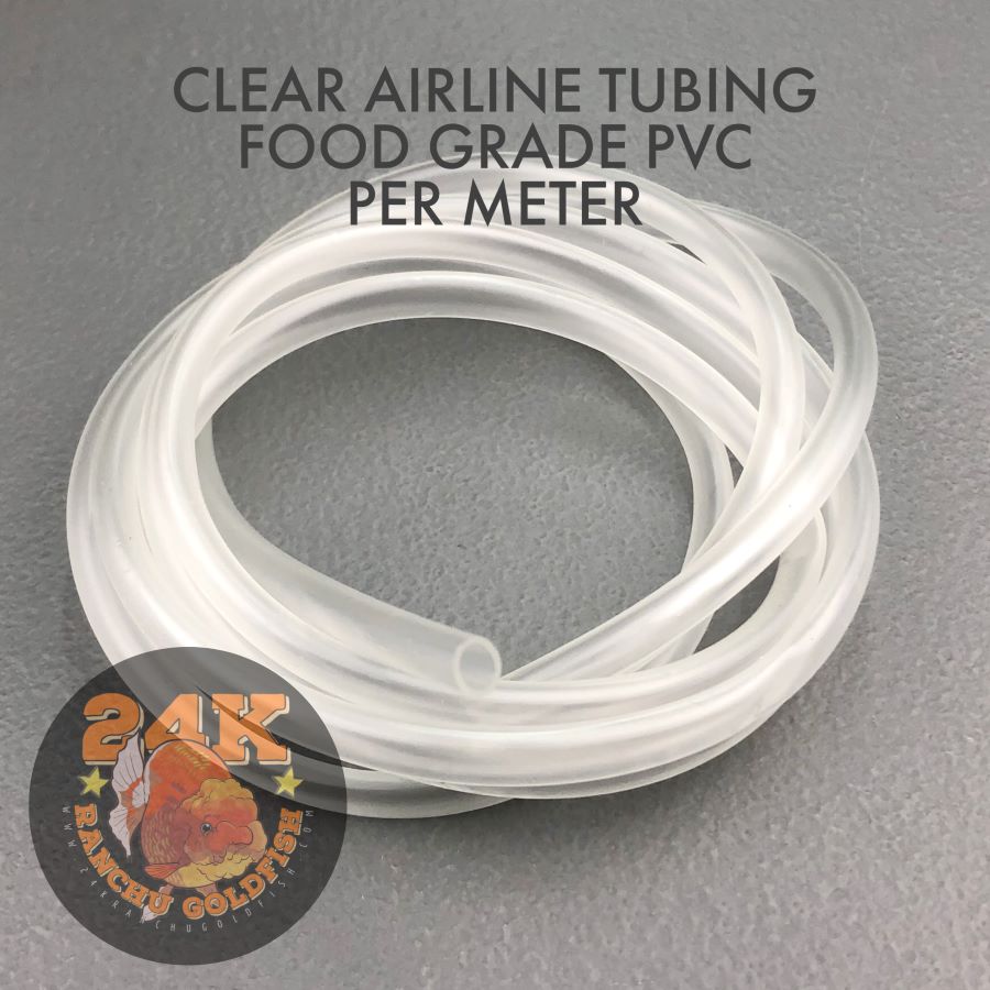 Clear Airline Tubing Hose Food Grade PVC Material 4mm for Aquarium and Pond