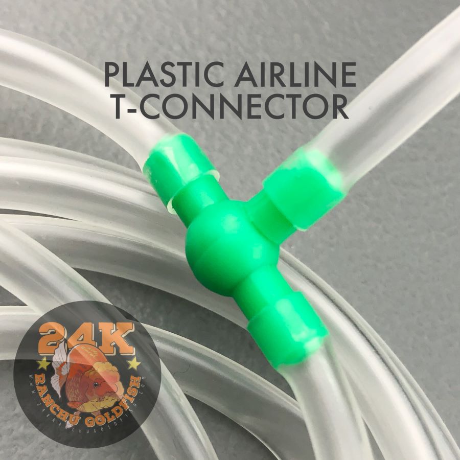 Plastic T Airline Splitter Connector for Aquarium and Pond