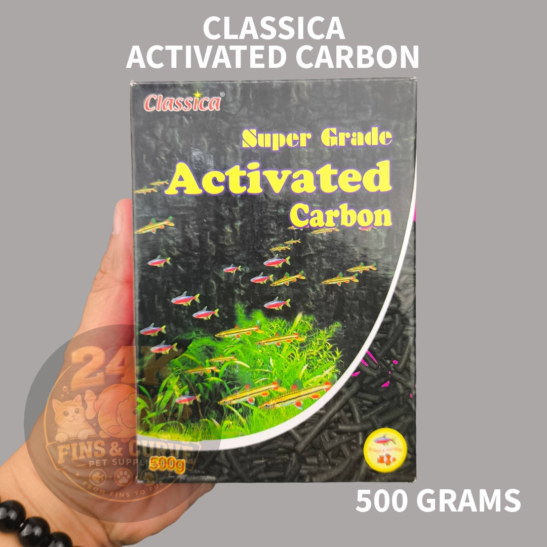Classica Super Grade Activated Carbon Pellets 1-Bag 150/300/500G Filter Media for Aquarium Filter