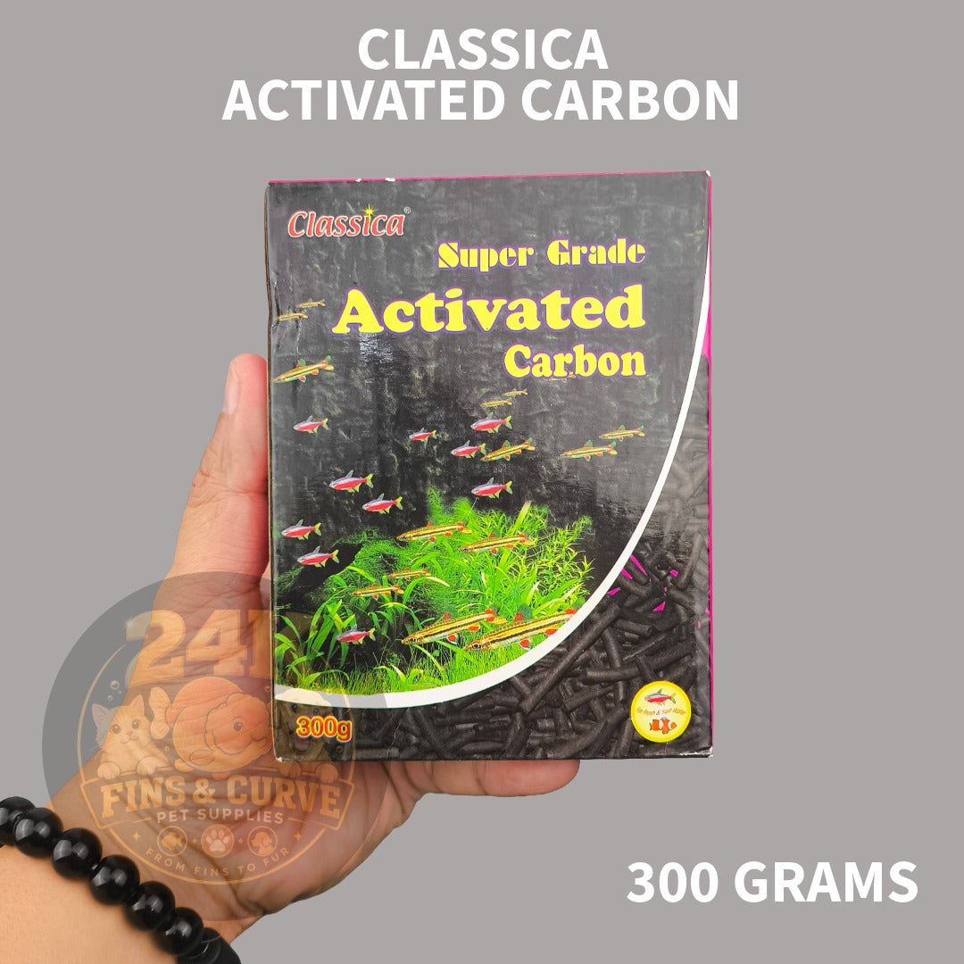 Classica Super Grade Activated Carbon Pellets 1-Bag 150/300/500G Filter Media for Aquarium Filter