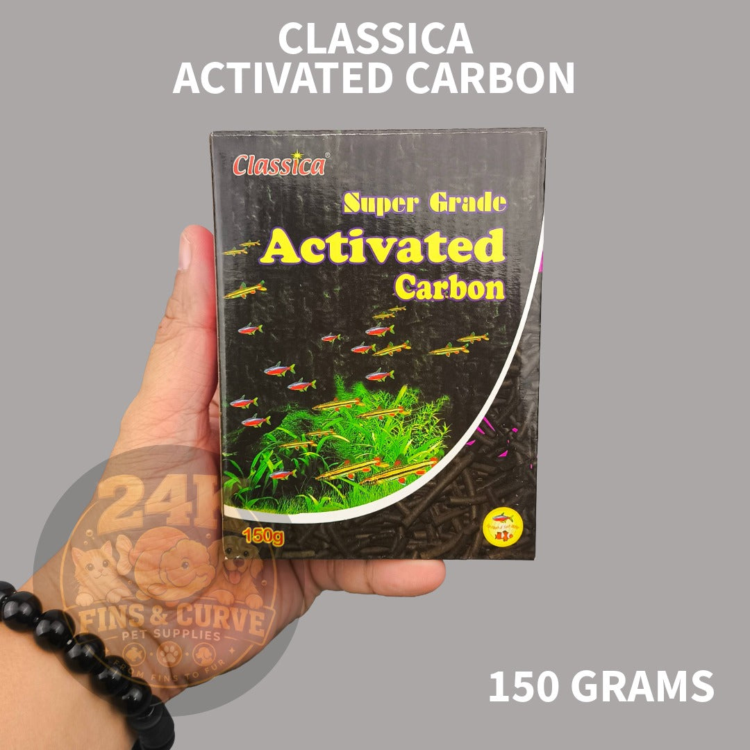 Classica Super Grade Activated Carbon Pellets 1-Bag 150/300/500G Filter Media for Aquarium Filter