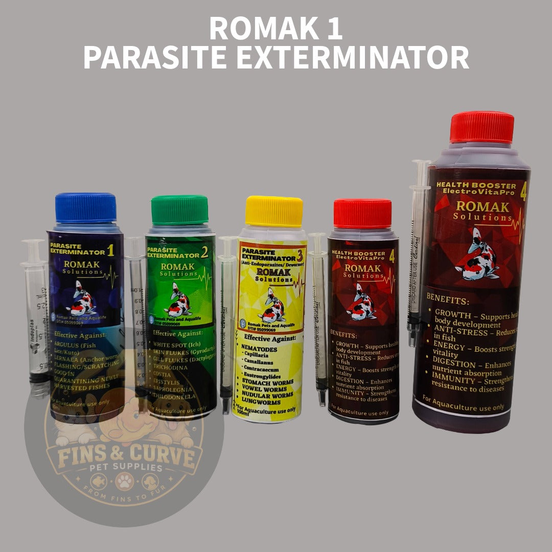 Romak 4 Health Booster ElectroVitaPro Supplement for Pet Fish and Aquaculture