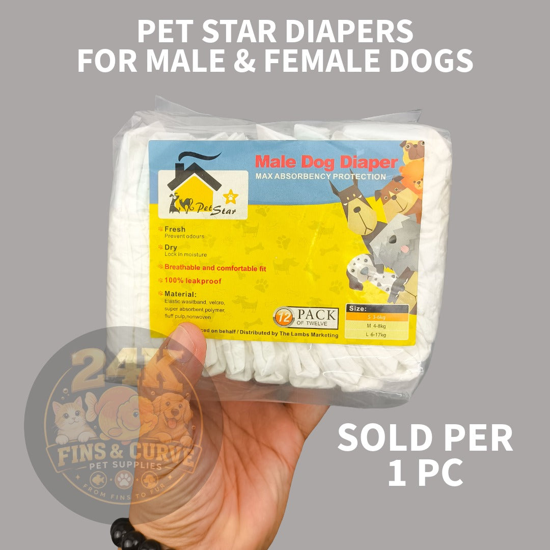 Pet Star Disposable Dog Diaper Male Belly Wrap & Female Diaper