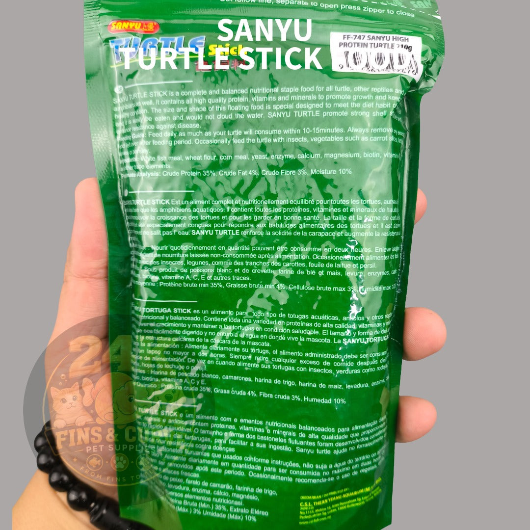 Sanyu Turtle Stick Food Floating Pellets for Aquatic Turtles & Terrapins