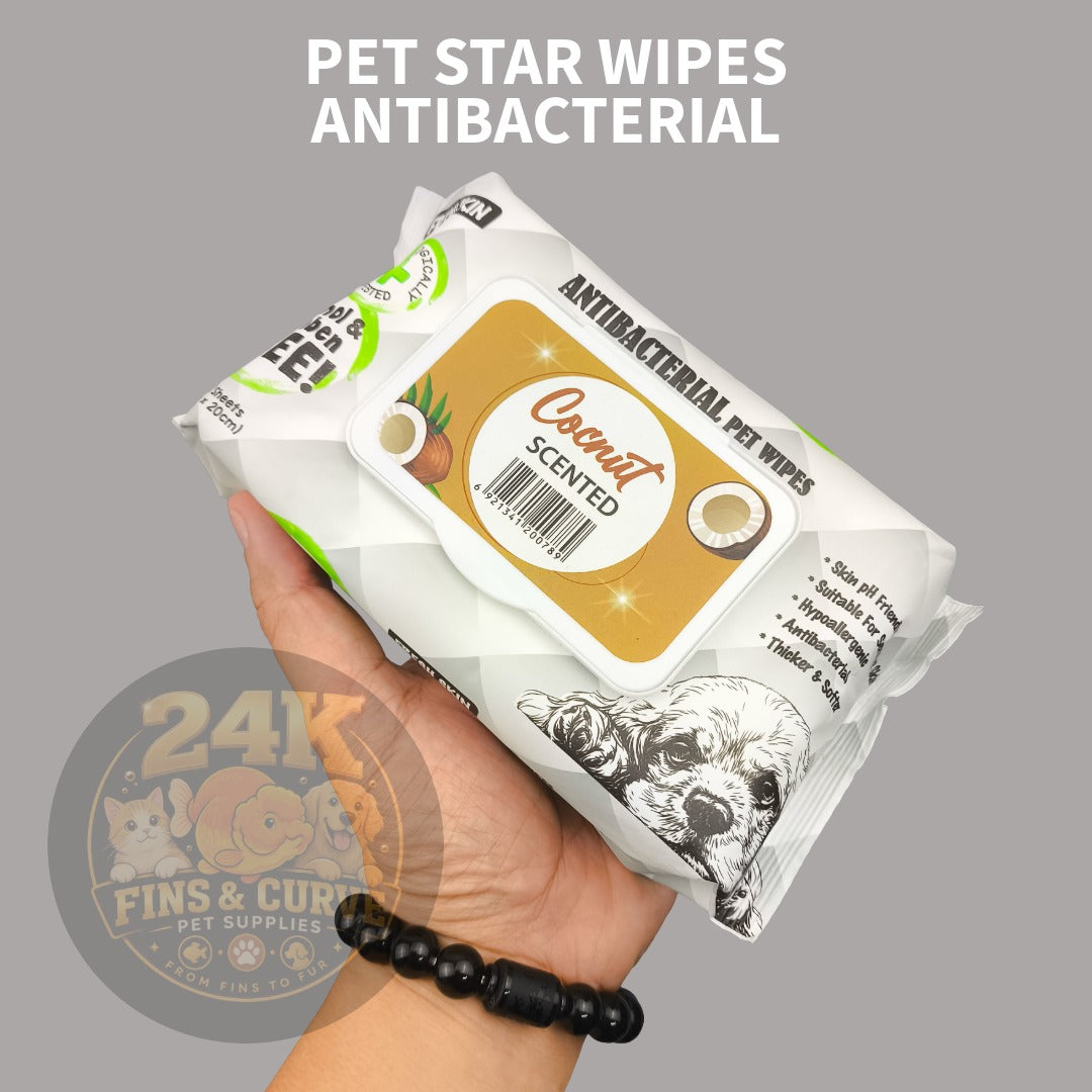 Fresh Skin Pet Wipes 80 Sheets 15x20cm Alcohol & Paraben Free