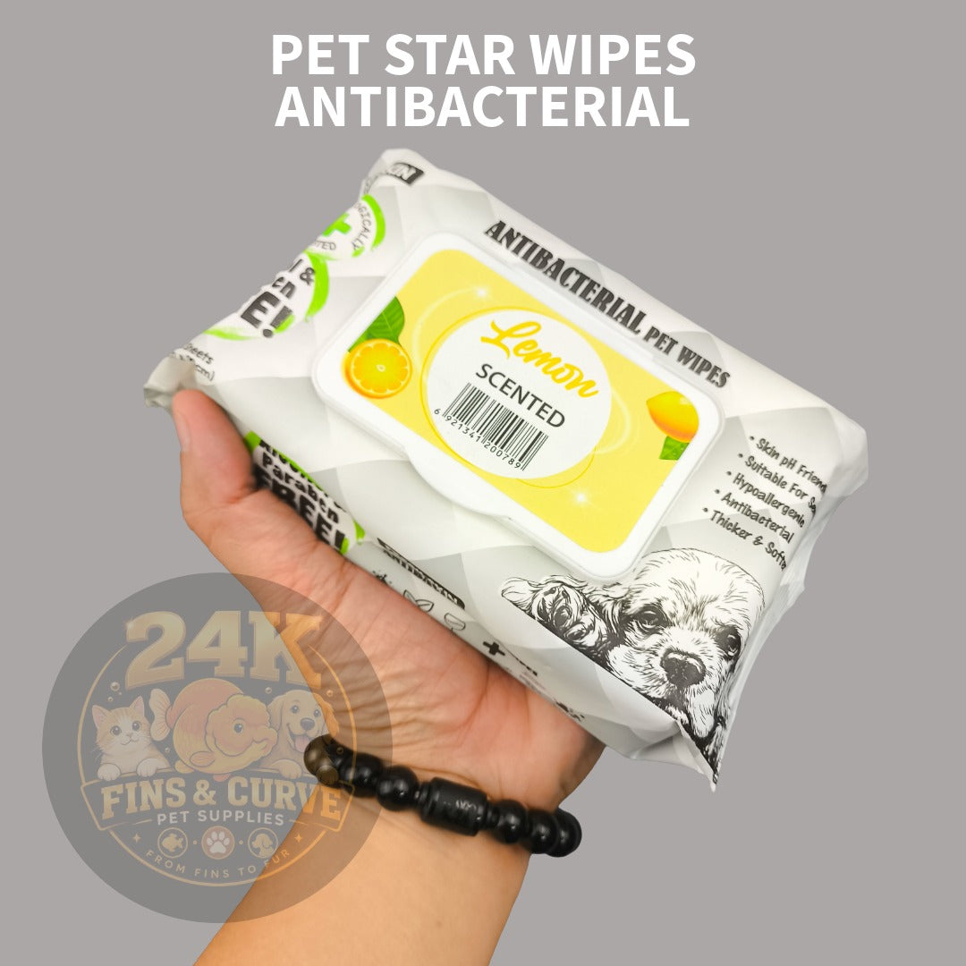 Fresh Skin Pet Wipes 80 Sheets 15x20cm Alcohol & Paraben Free
