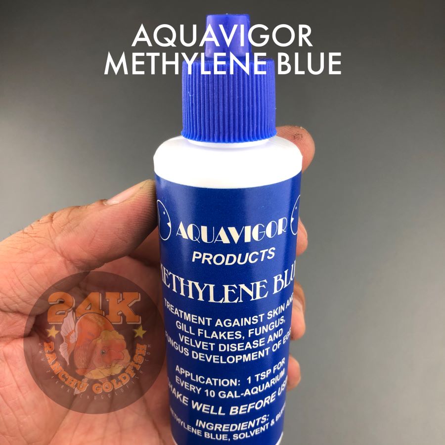 Aquavigor Methylene Blue Treatment for Fungus and Skin Gill Flakes 120ml