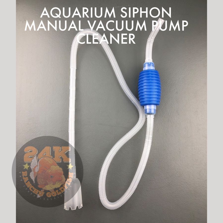 Aquarium Siphon Manual Vacuum Pump with Gravel Cleaner for Fish Tanks and Ponds