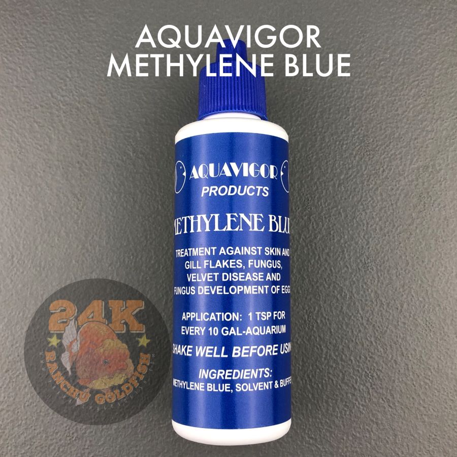 Aquavigor Methylene Blue Treatment for Fungus and Skin Gill Flakes 120ml