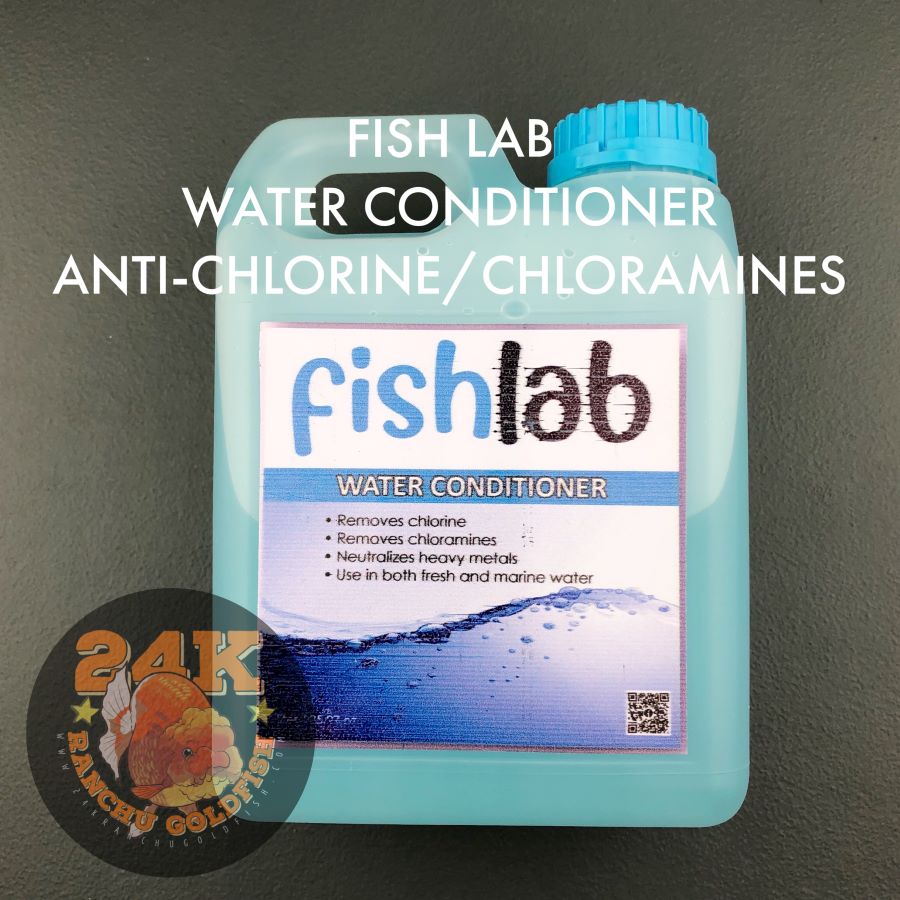Fish Lab Water Conditioner Anti-Chlorine and Chloramine for Freshwater and Marine Fish Aquarium and Ponds