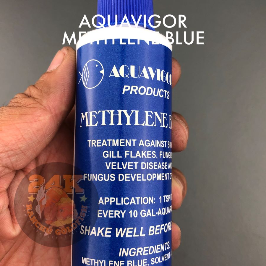 Aquavigor Methylene Blue Treatment for Fungus and Skin Gill Flakes 120ml