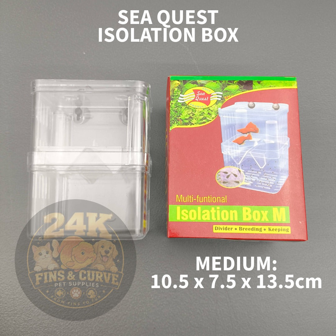 Sea Quest Aquarium Isolation Box Fish Breeding Box Tank Divider Fry Breeder Box Clear