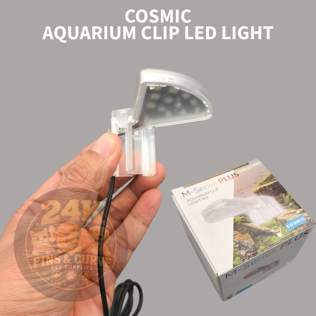 Cosmic Aquarium Clip LED Light for Fish Tank Planted Aquarium Nano Tank Adjustable Lamp 3W-15W