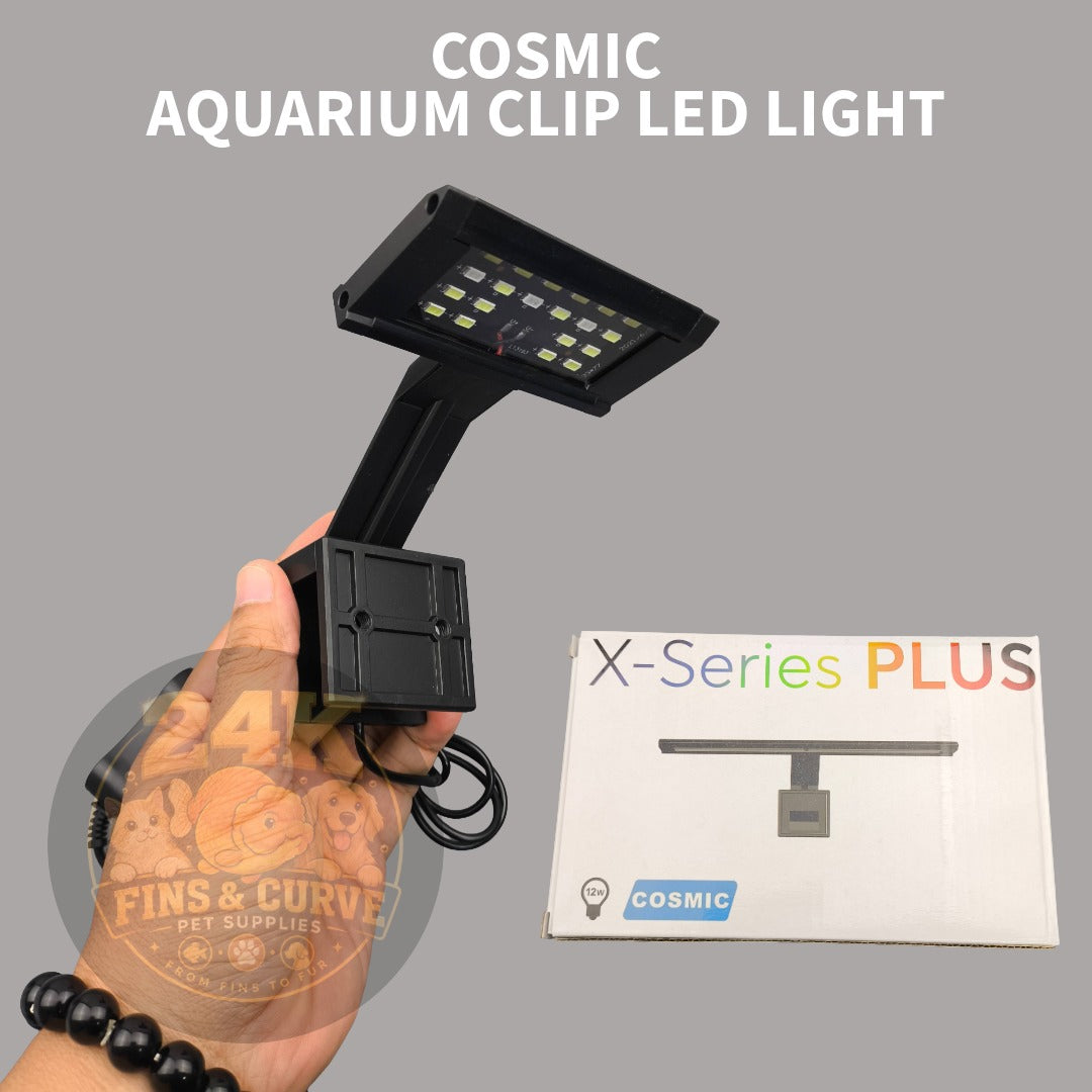 Cosmic Aquarium Clip LED Light for Fish Tank Planted Aquarium Nano Tank Adjustable Lamp 3W-15W