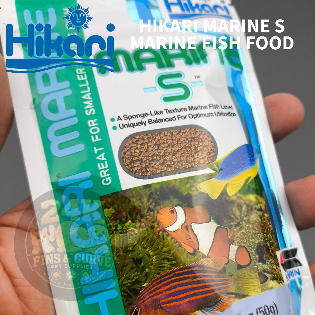 Hikari Marine S Sinking Marine Fish Food 50g Premium Pellet for Small Saltwater Aquarium Fish