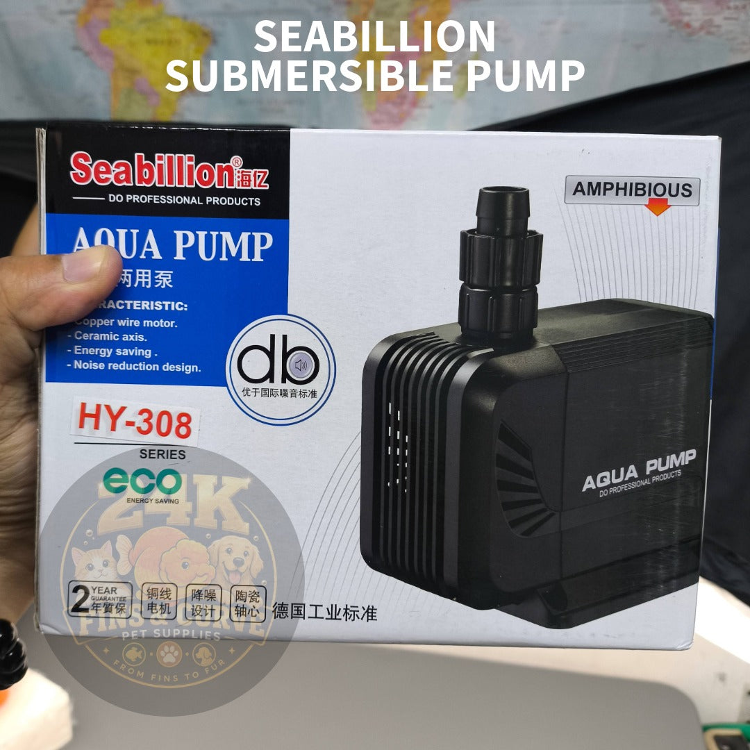 Seabillion Submersible Pump 30-42W, Ultra Quiet High Lift for Fish Tank and Pond