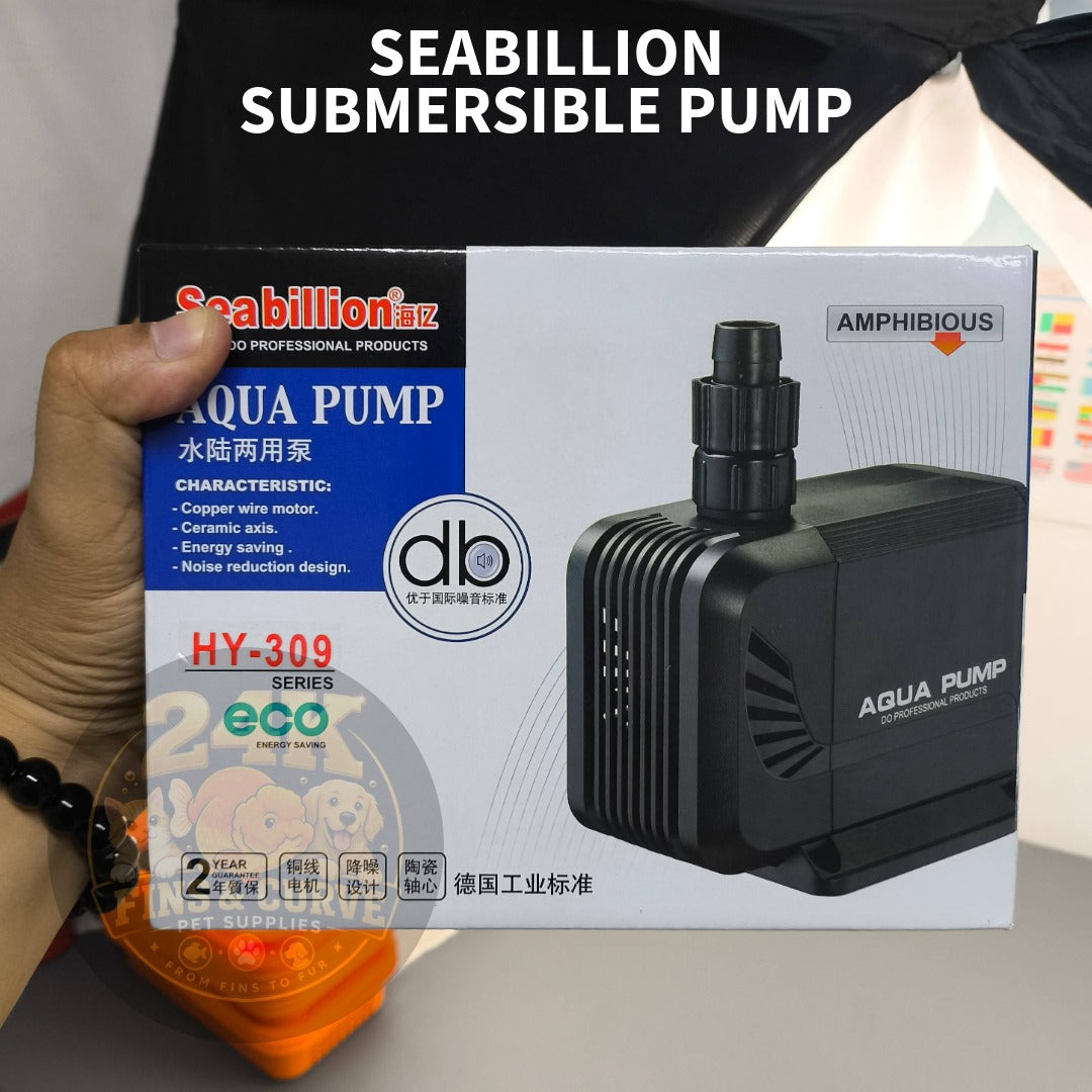 Seabillion Submersible Pump 8W-40W, Ultra Quiet High Lift for Fish Tank and Pond