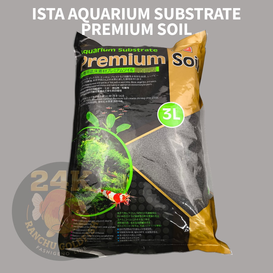 ISTA Premium Aquarium Soil Natural Substrate for Planted Tanks Improves Water Quality