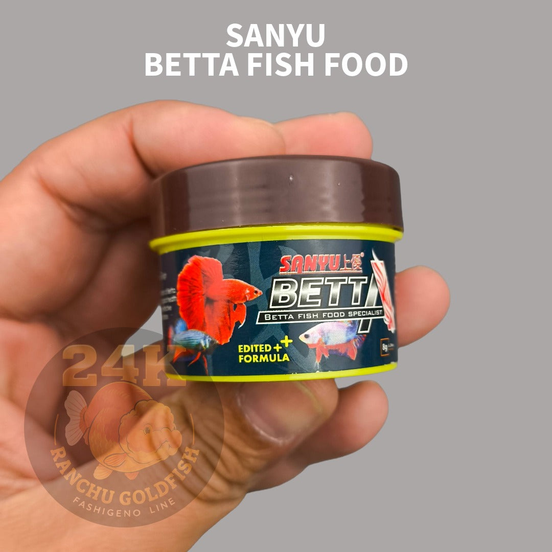 SANYU Betta Fish Food 8g High Protein Micro Pellets for Betta Fish Floating Premium Betta Feed