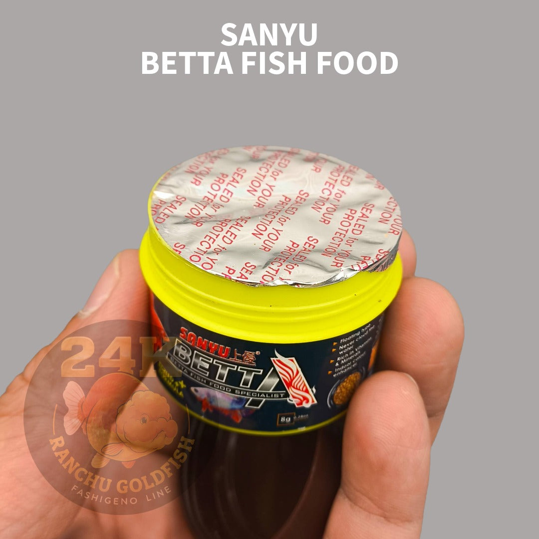 SANYU Betta Fish Food 8g High Protein Micro Pellets for Betta Fish Floating Premium Betta Feed