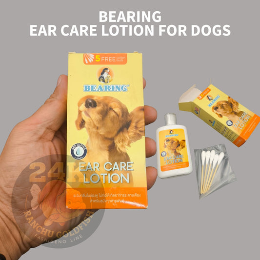 BEARING Ear Care Lotion for Dogs Non-Alcohol Ear Cleaner Removes Wax, Dirt & Odor Dog Ear Cleaning Solution