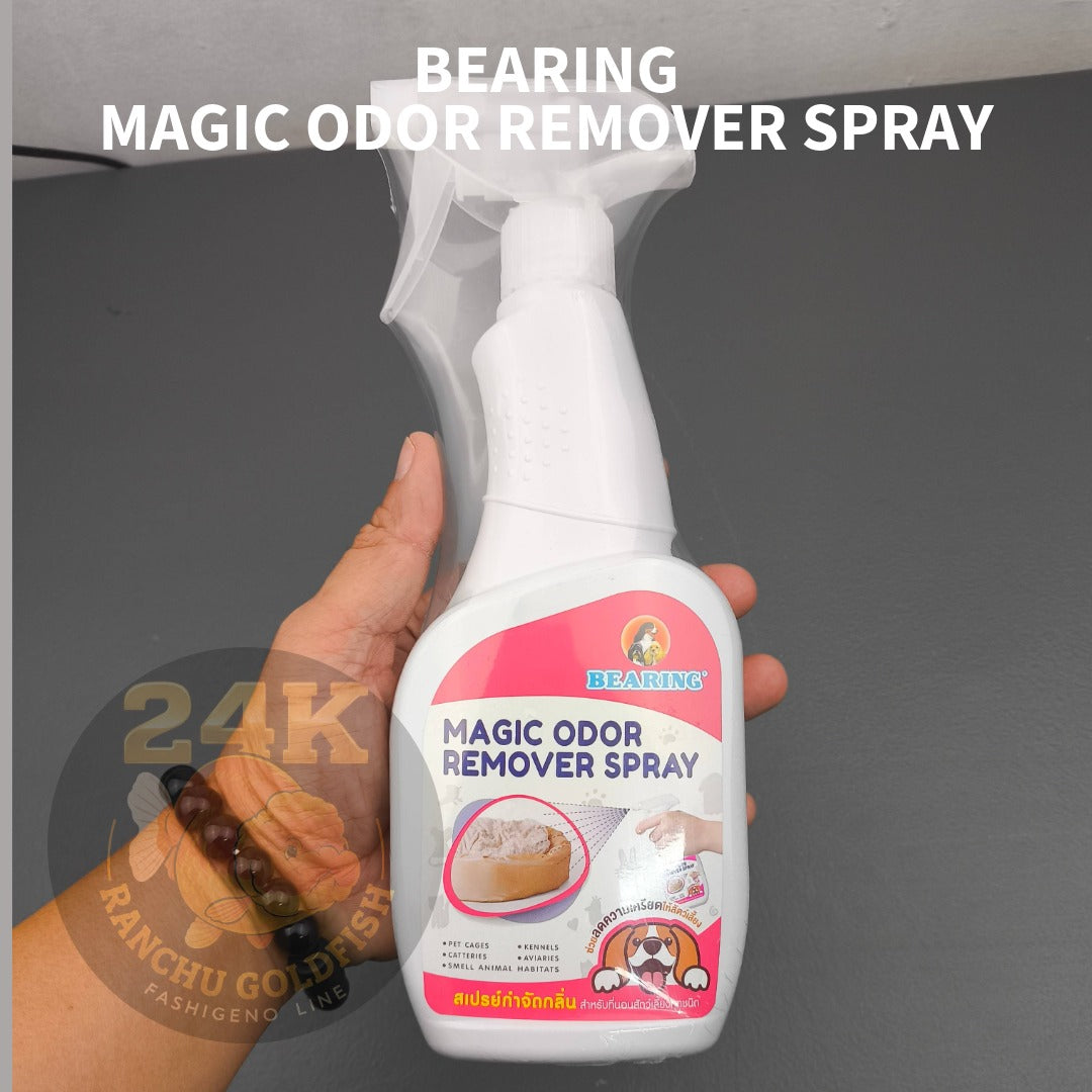 BEARING Magic Odor Remover Spray 600ml Pet Smell Eliminator Dog & Cat Deodorizer Urine Odor Neutralizer Cage & Home Cleaner