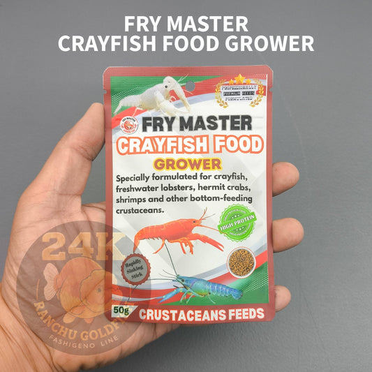 FRY MASTER Crayfish Food Grower Sinking Pellets for Shrimp Lobster Crab Feed Diet Daily