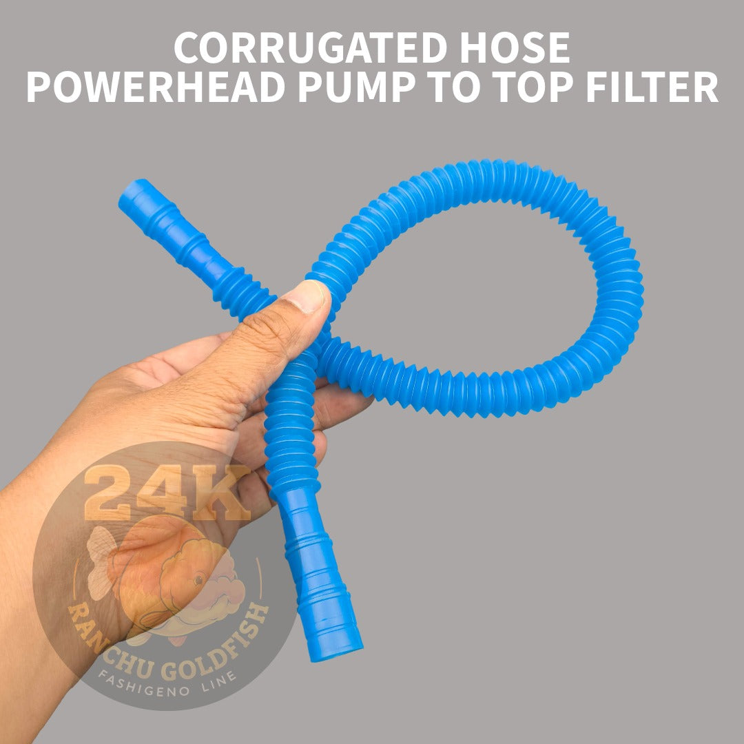 Spare Replacement Hose for Top Filter, Powerhead, Filter Hose Blue 40 Inch
