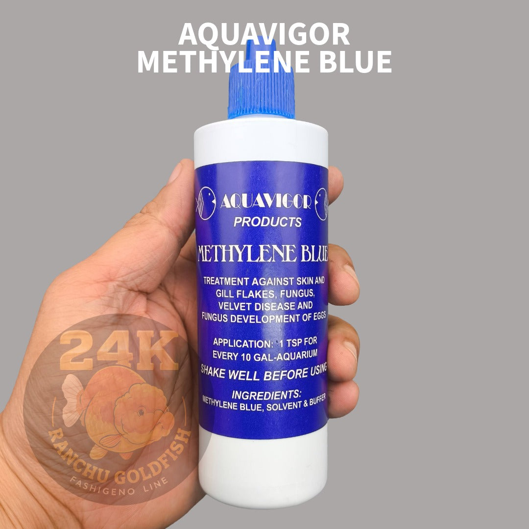 AQUAVIGOR Methylene Blue Aquarium Water Care Solution for Fish Tank Use Freshwater Support