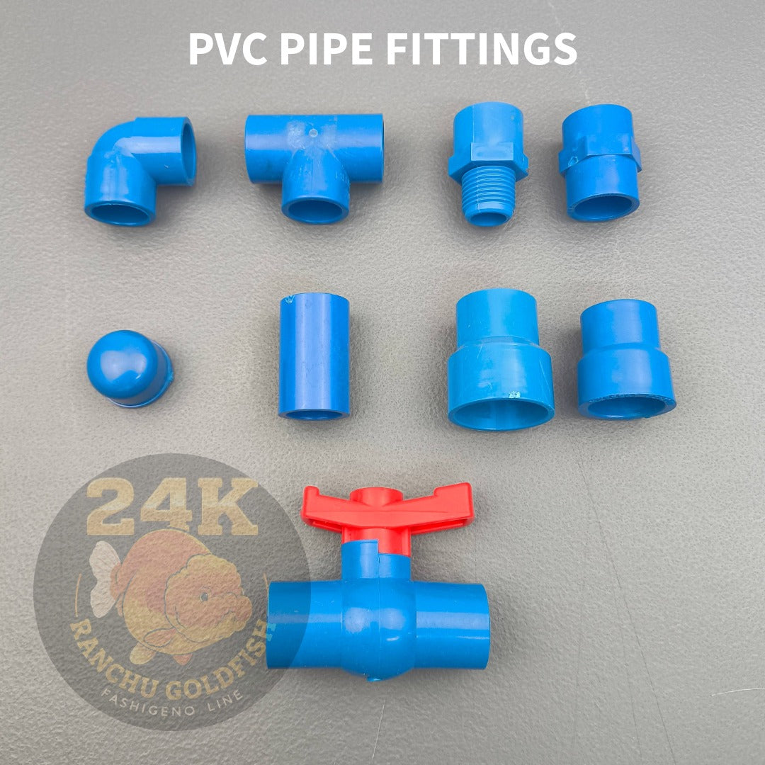 PVC Pipe Fittings Multi-Type Connectors for Aquarium & Plumbing Use