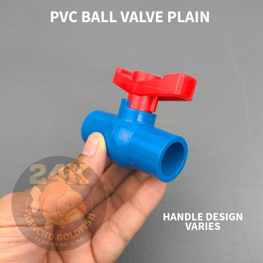 PVC Ball Valve Plain Pipe Fittings Multi-Type Connectors for Aquarium & Plumbing Use